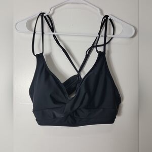 Beachsissi Women's Black Strappypadded Bikini Top, XL